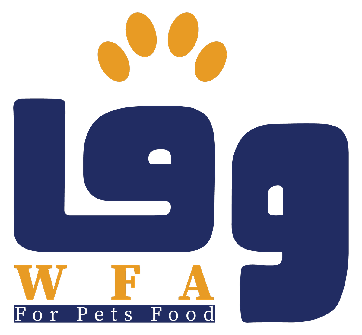 WFA logo: the Arabic word Wafa with a paw print